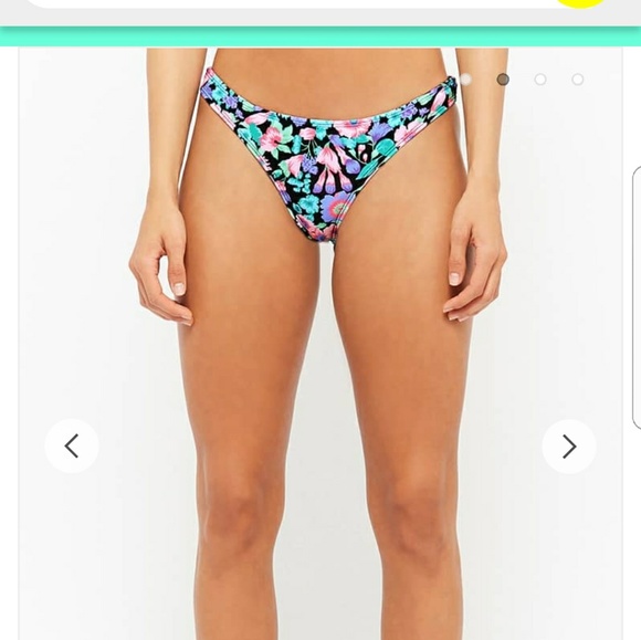 Motel Brand Ruffle Floral Bikini Two Piece Set - Picture 3 of 6